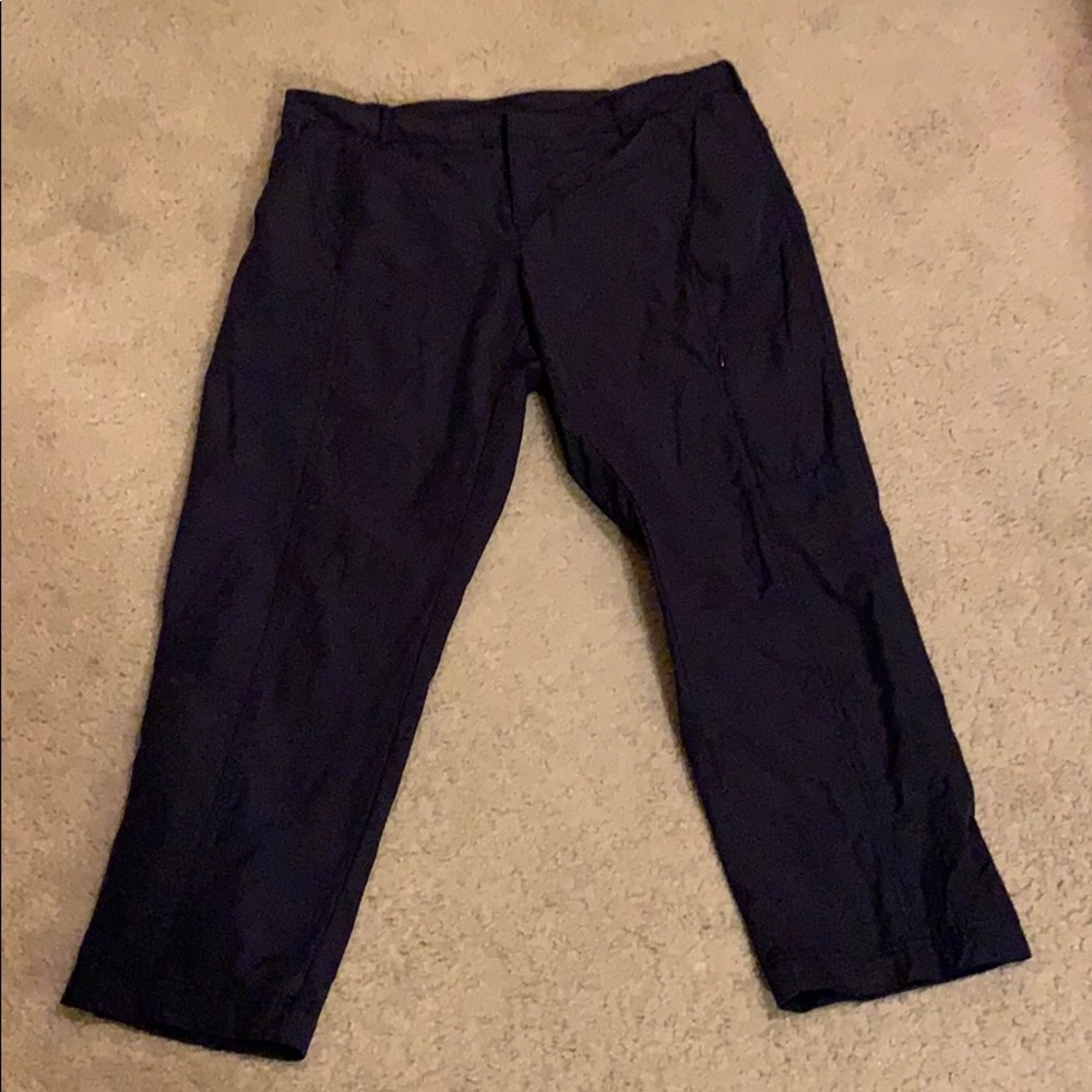Black Cargo/Travel Pants